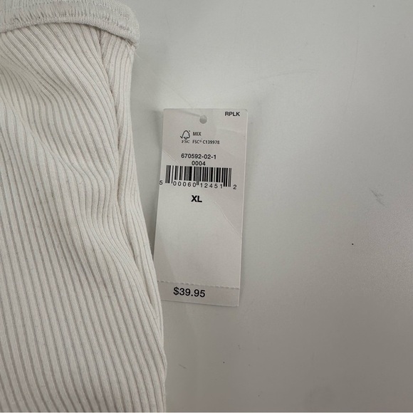 Gap Ribbed Crop Top Size XL NEW - Picture 2 of 5